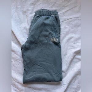 One Size Vintage Brandy Melville Hawaii blue sweatpants